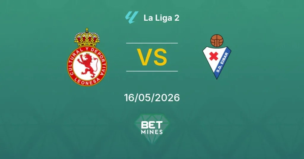 Cultural Leonesa vs Eibar | 16 de mayo de 2026 | Segunda división | 09:15