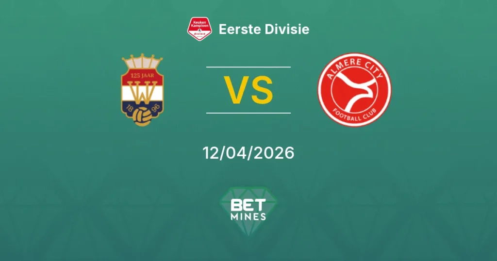 Almere City vs Willem II | 13 de mayo de 2026 | Eredivisie – play offs ascenso | 13:00