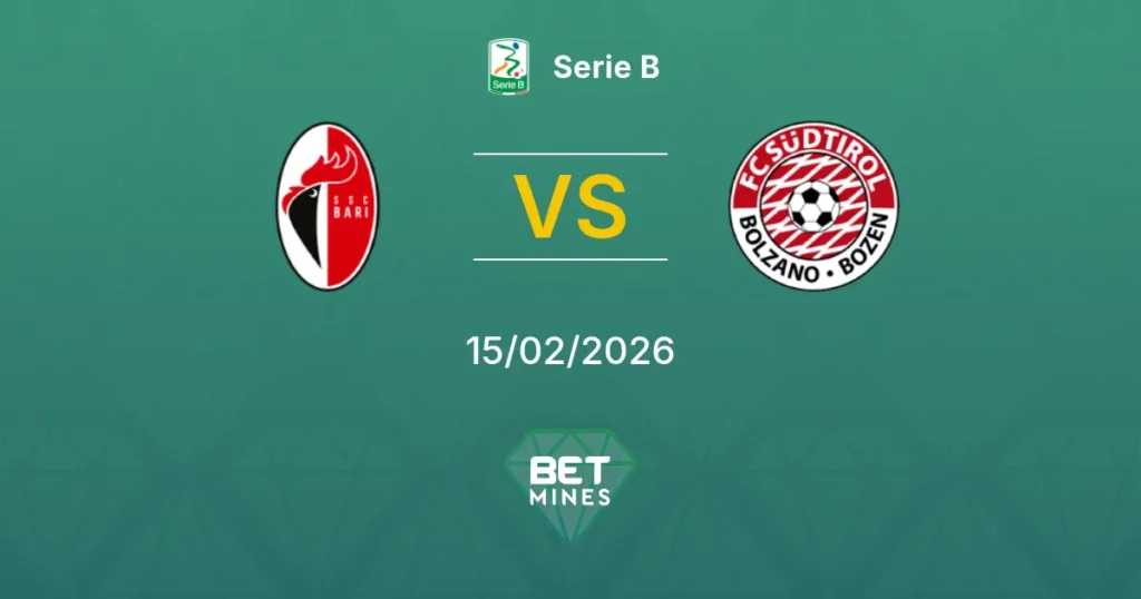 SSC Bari vs FC Südtirol | 15 de mayo de 2026 | Serie b – play offs permanencia | 13:00