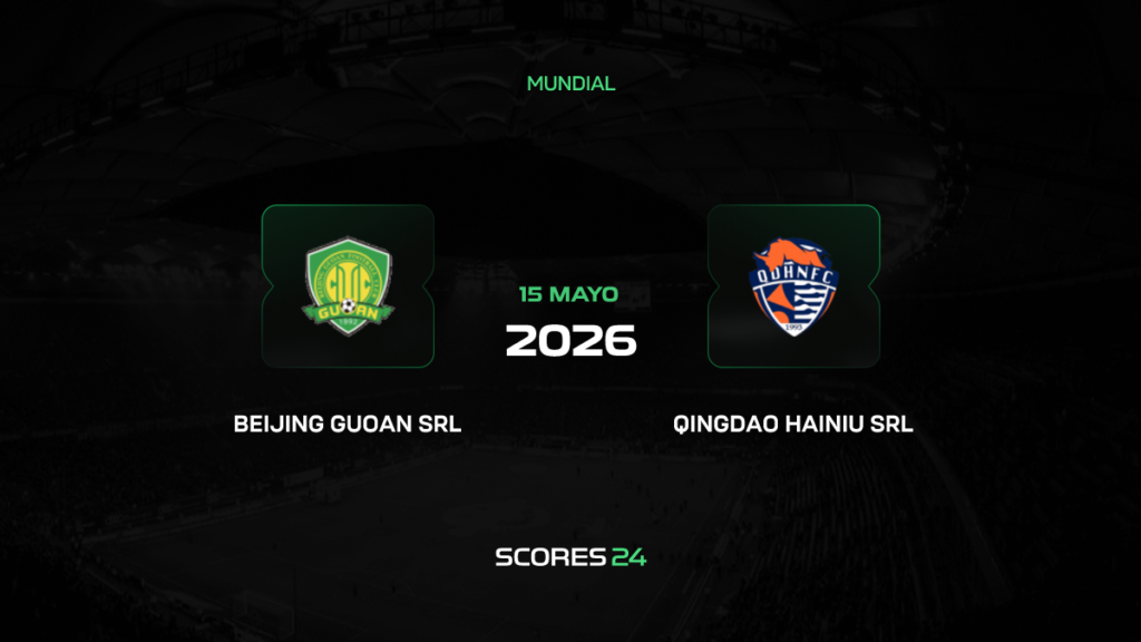 Beijing Guoan vs Qingdao Hainiu | 15 de mayo de 2026 | Superliga china | 07:00