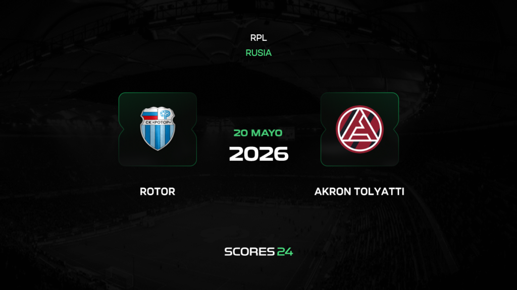 Rotor Volgograd vs Akron Tolyatti | 20 de mayo de 2026 | Premier league rusia – play offs ascenso | 11:30