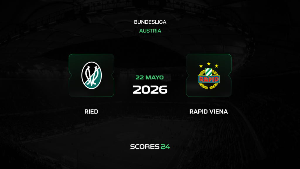 SV Ried vs Rapid Wien | 22 de mayo de 2026 | Bundesliga austria | 12:30