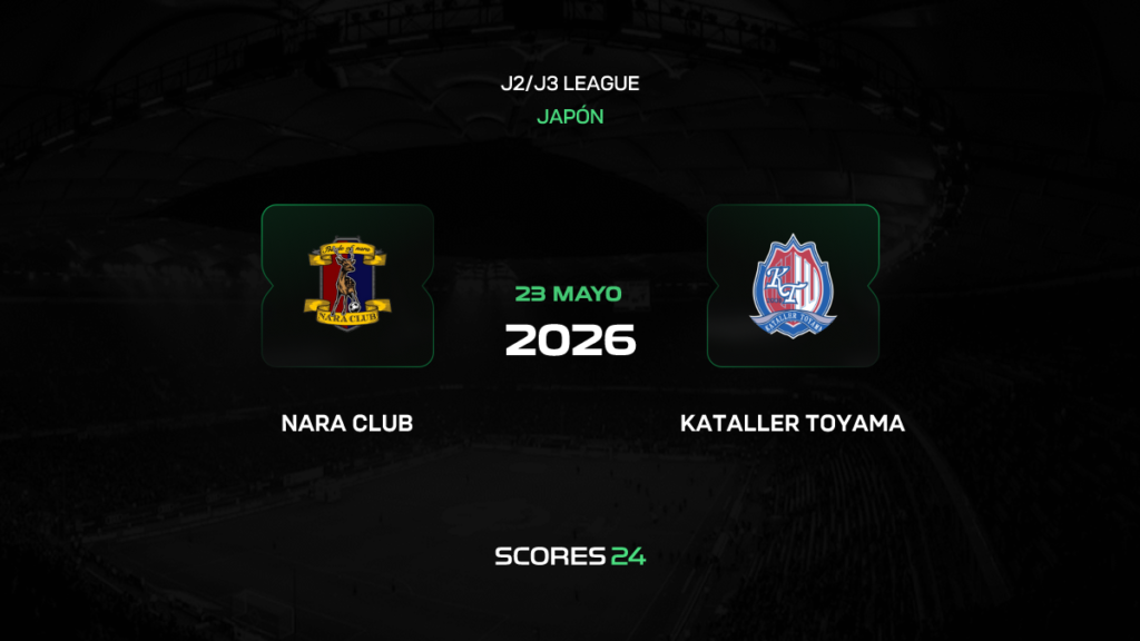 Kataller Toyama vs Parceiro Nagano | 23 de mayo de 2026 | Partidos amistosos | 23:00