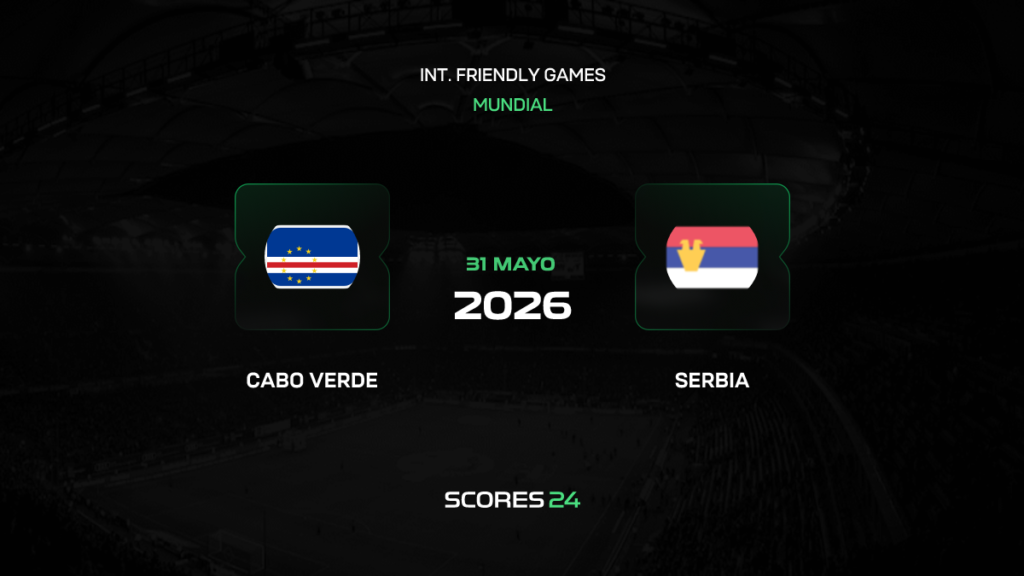Cabo Verde vs Serbia | 31 de mayo de 2026 | Amistosos selecciones top | 09:30