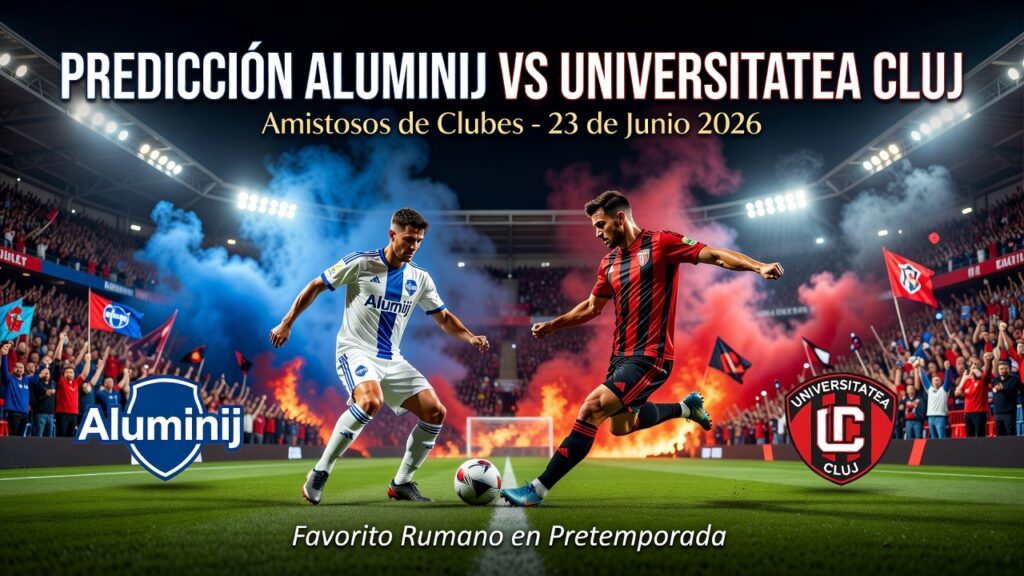 Aluminij vs Universitatea Cluj | 23 de Junio de 2026 | Partidos amistosos | 07:00