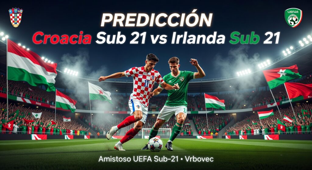 Croacia Sub 21 vs Irlanda Sub 21 | 06 de Junio de 2026 | Amistosos selecciones u21 | 10:30