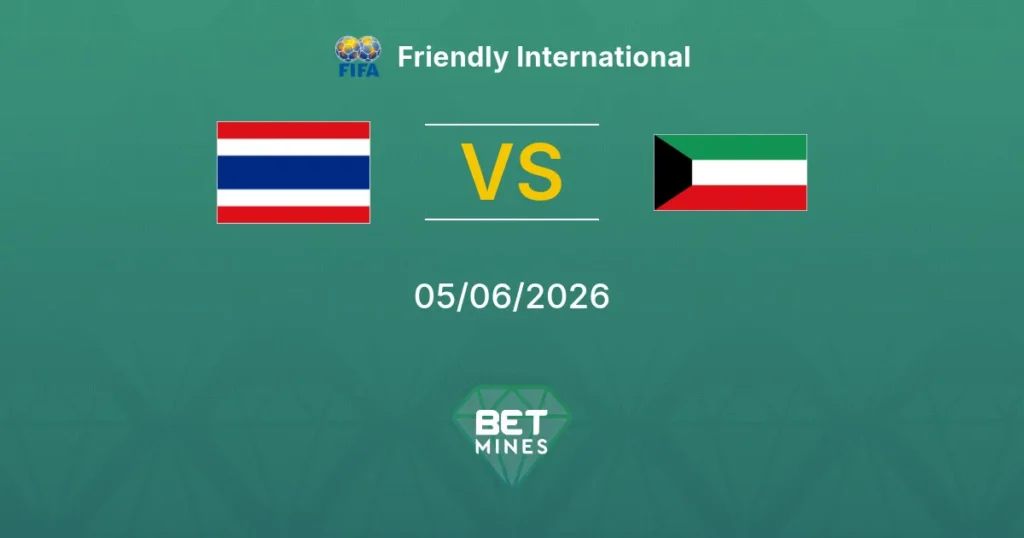 Tailandia vs Kuwait | 05 de Junio de 2026 | Amistosos selecciones | 07:30