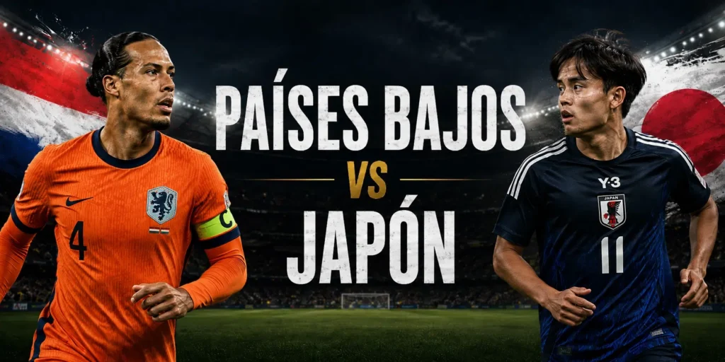 Países Bajos vs Japón | 14 de Junio de 2026 | Mundial | 15:00