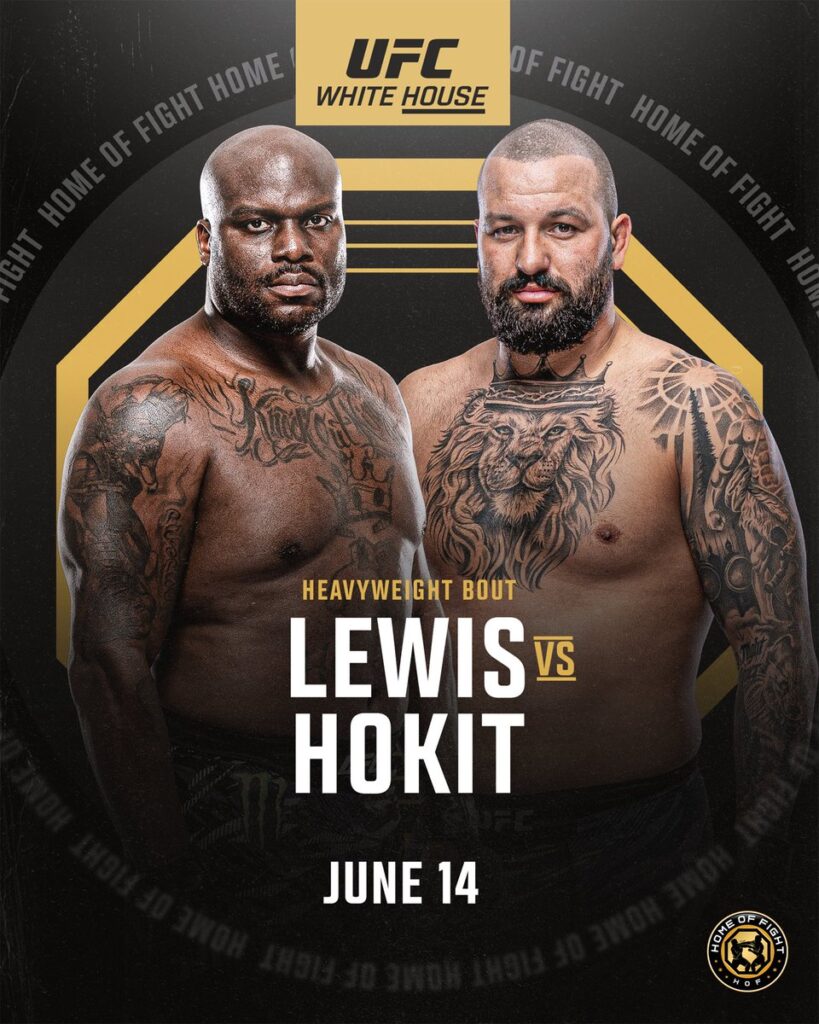 Heavyweight – Josh Hokit vs Derrick Lewis —  Dom 14/06/2026 —  21:00
