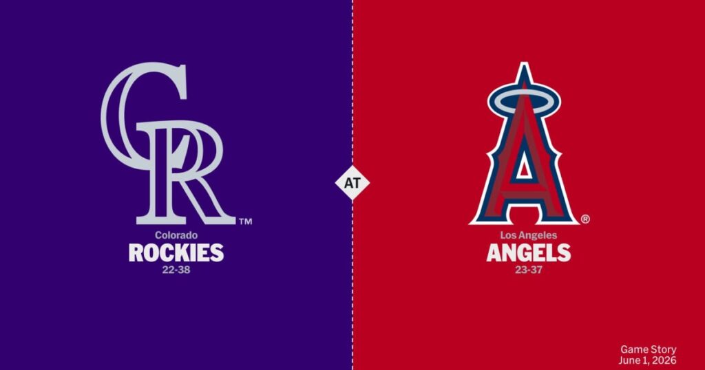 Colorado Rockies vs Los Angeles Angels — 20:38