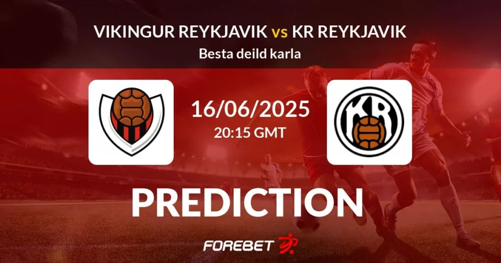 Víkingur Reykjavík vs KR Reykjavík | 16 de Junio de 2026 | Liga islandia | 14:15