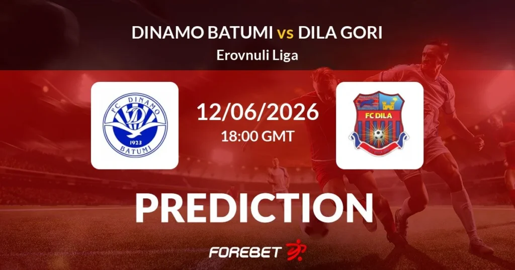 Dinamo Batumi vs Dila Gori | 12 de Junio de 2026 | Liga georgia | 12:00