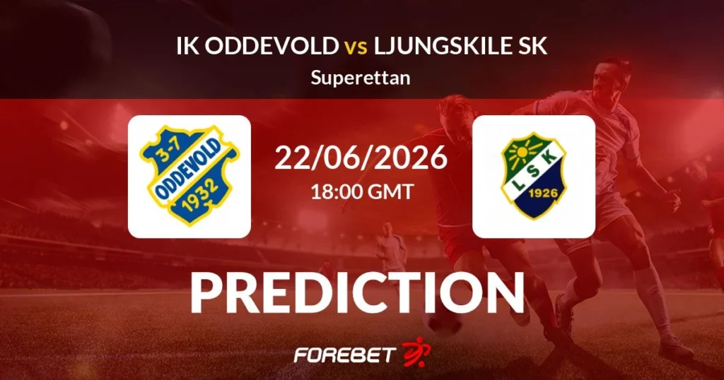IK Oddevold vs Ljungskile | 22 de Junio de 2026 | Segunda suecia | 12:00