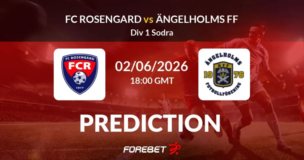 Rosengård vs Ängelholm | 02 de Junio de 2026 | Tercera suecia | 12:00