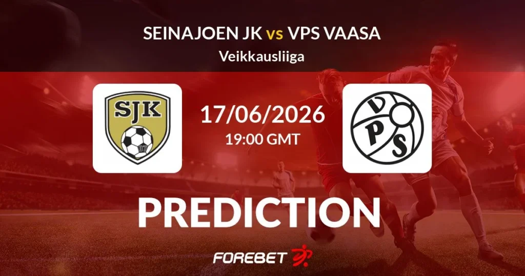 SJK vs VPS Vaasa | 17 de Junio de 2026 | Liga finlandia | 13:00