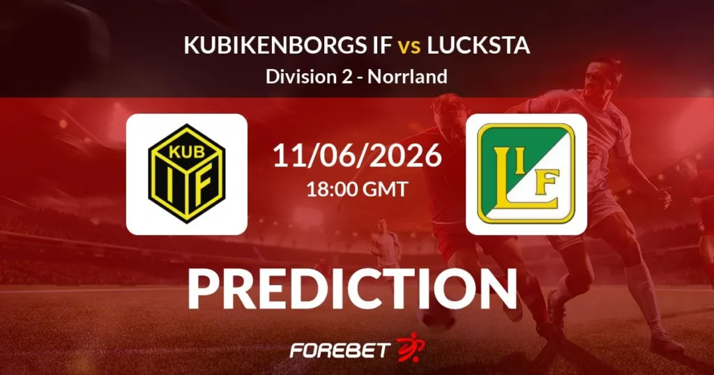 Kubikenborgs vs Lucksta | 11 de Junio de 2026 | Cuarta suecia | 12:00