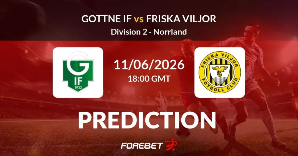 Gottne vs Friska Viljor | 11 de Junio de 2026 | Cuarta suecia | 12:00