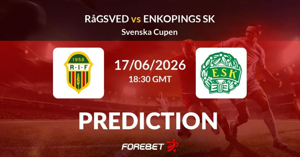 Rågsveds vs Enköpings SK | 17 de Junio de 2026 | Copa suecia | 12:30