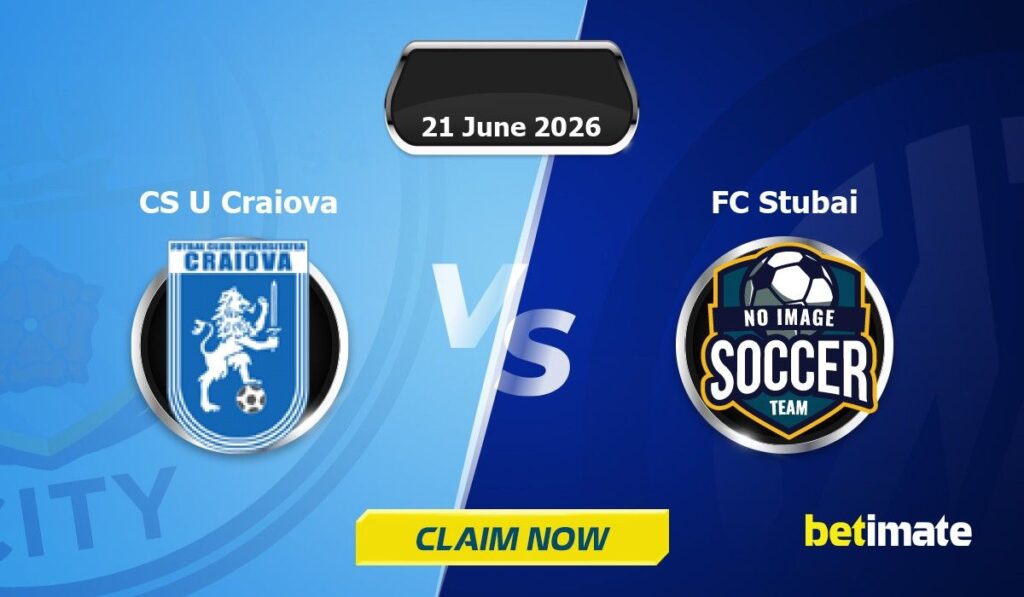 FC Stubai vs Universitatea Craiova | 21 de Junio de 2026 | Partidos amistosos | 11:00