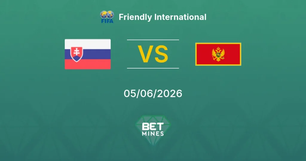Eslovaquia vs Montenegro | 05 de Junio de 2026 | Amistosos selecciones top | 11:30