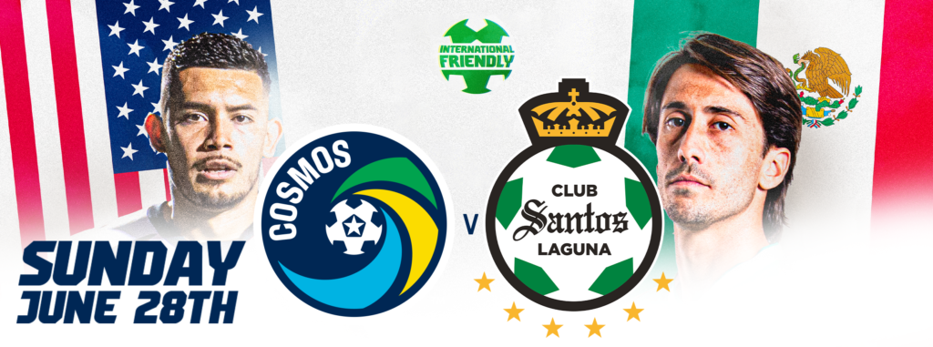 NY Cosmos vs Santos Laguna | 28 de Junio de 2026 | Partidos amistosos | 16:00