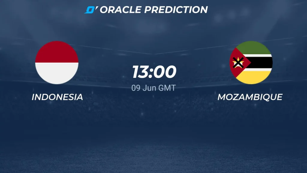 Indonesia vs Mozambique | 09 de Junio de 2026 | Amistosos selecciones | 08:00