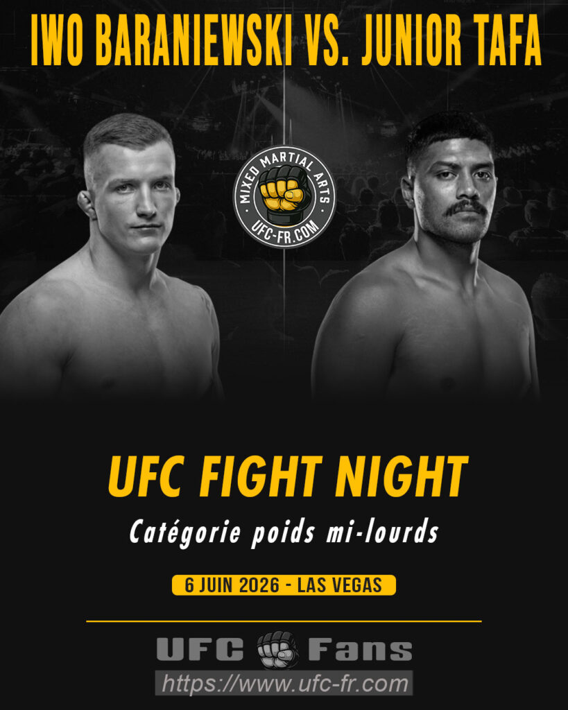 Light Heavyweight – Iwo Baraniewski vs Junior Tafa — Sáb 06/06/2026 — 18:00