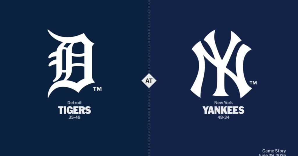 Detroit Tigers vs New York Yankees — Miércoles 01/07/2026 | 12:35