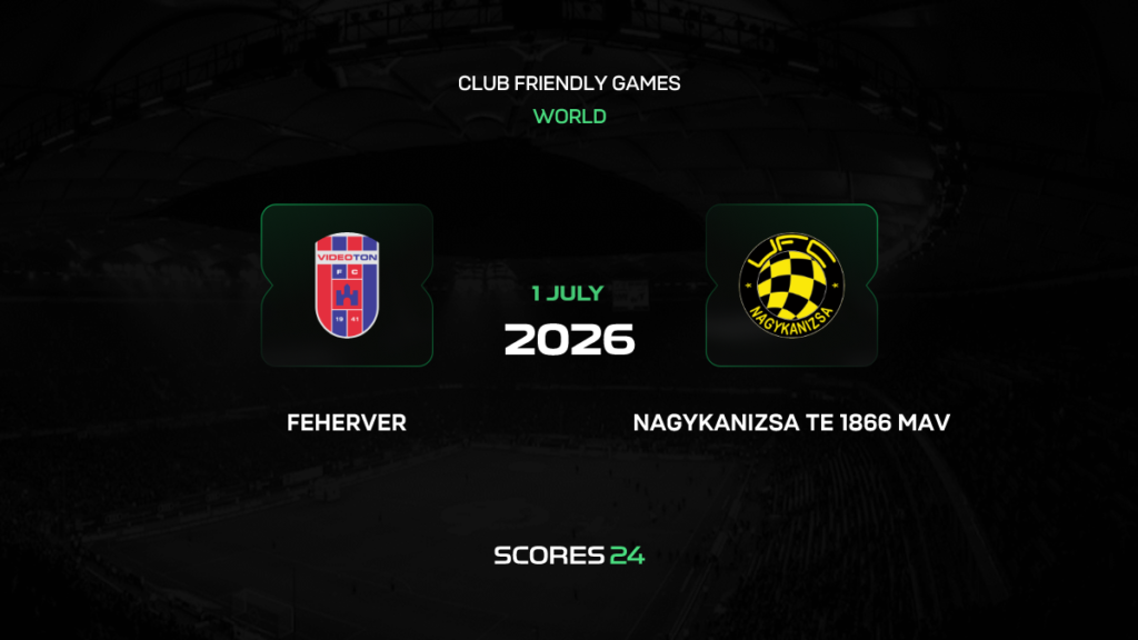 Fehérvár vs Nagykanizsa FC | 01 de Julio de 2026 | Partidos amistosos | 03:30