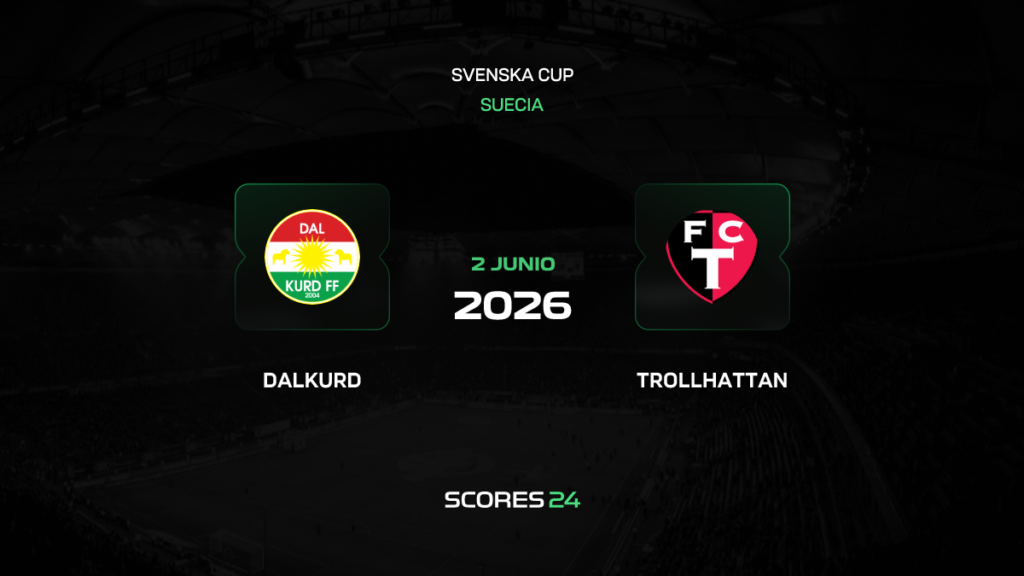 Vastkurd BK vs Trollhattan FC | 02 de Junio de 2026 | Copa suecia | 12:15