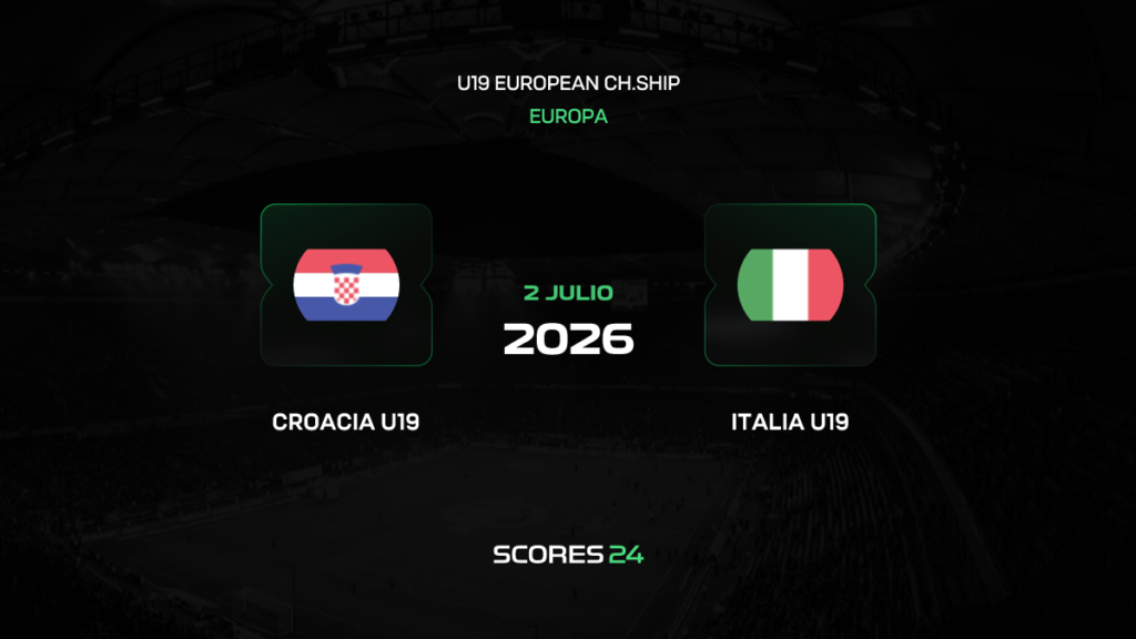Croacia Sub 19 vs Italia Sub 19 | 02 de Julio de 2026 | Europeo u19 | 08:00