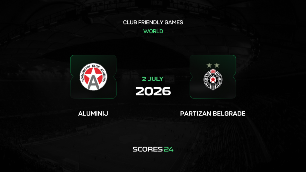 Aluminij vs Partizan Belgrade | 02 de Julio de 2026 | Partidos amistosos | 03:00