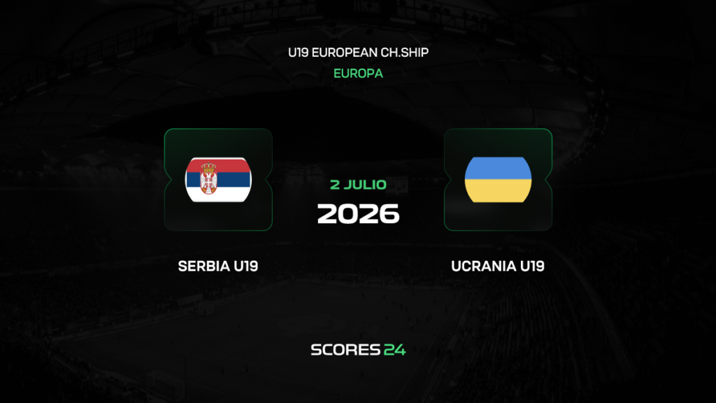 Serbia Sub 19 vs Ucrania Sub 19 | 02 de Julio de 2026 | Europeo u19 | 12:00