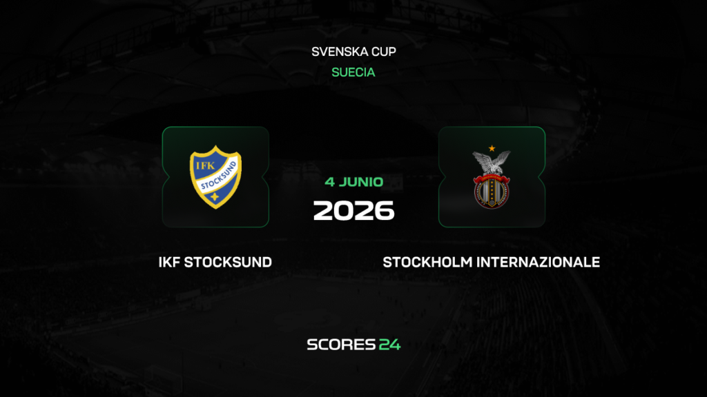 Stocksund vs Stockholm Internazionale | 04 de Junio de 2026 | Copa suecia | 12:30