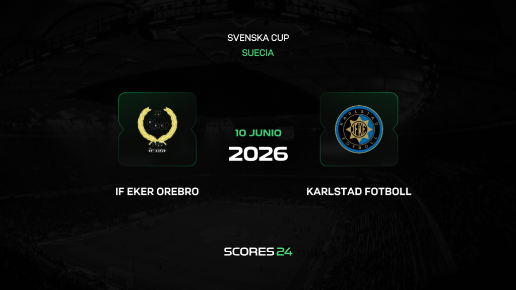 Eker Orebro vs IF Karlstad | 10 de Junio de 2026 | Copa suecia | 12:00