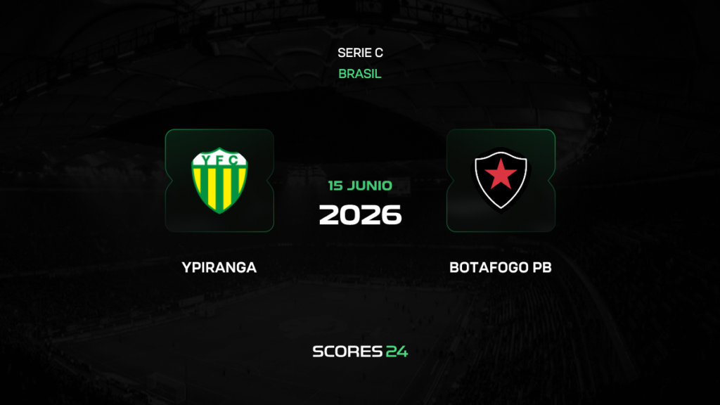Ypiranga FC vs Botafogo PB | 15 de Junio de 2026 | Serie c | 18:30