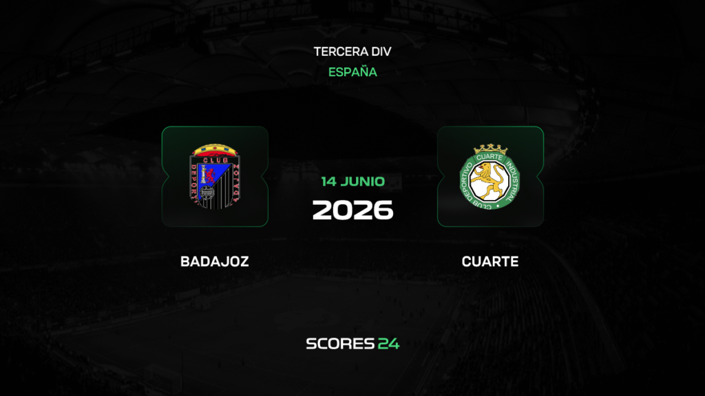 CD Badajoz vs CD Cuarte | 14 de Junio de 2026 | Tercera federación – play offs ascenso | 12:30