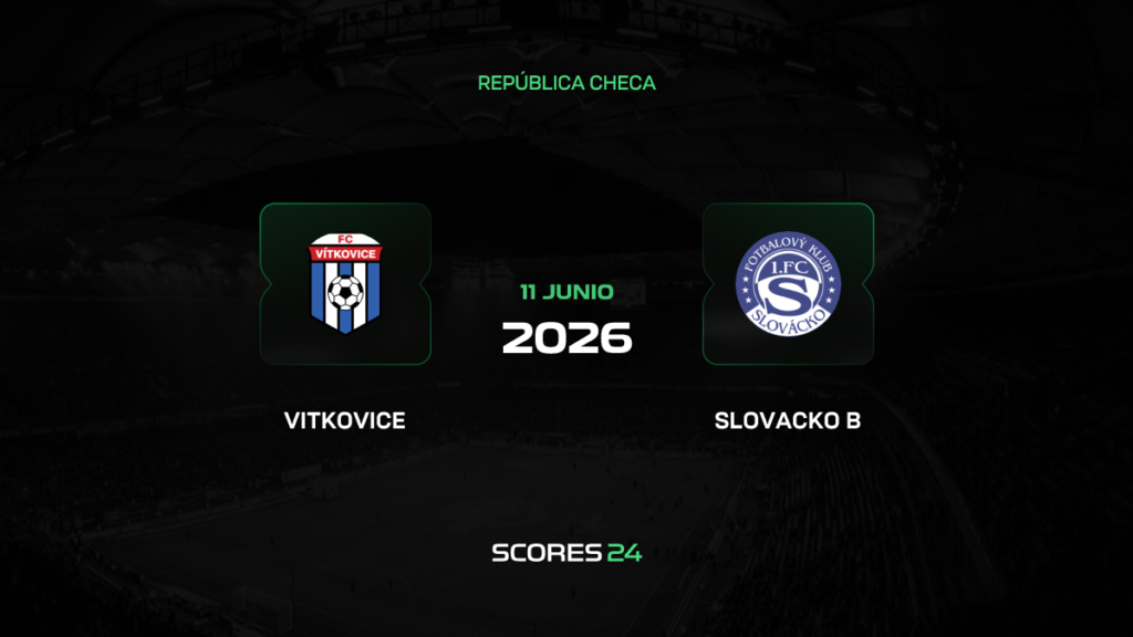 Vítkovice vs Slovácko II | 11 de Junio de 2026 | 3. liga checa | 10:30