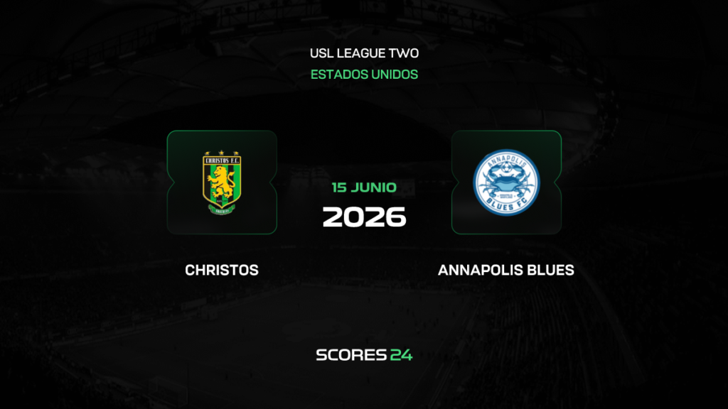 Christos vs Annapolis Blues | 15 de Junio de 2026 | Usl league two | 18:00