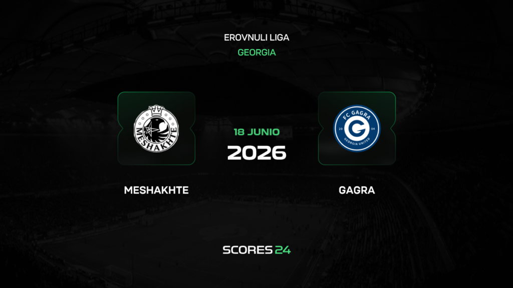 Meshakhte vs Gagra | 18 de Junio de 2026 | Liga georgia | 08:30