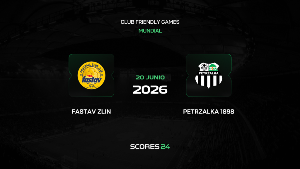 FC Zlín vs FC Petržalka | 20 de Junio de 2026 | Partidos amistosos | 04:00