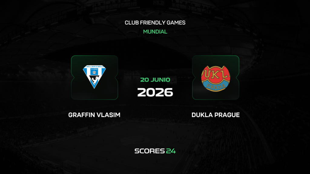 Vlašim vs FK Dukla Praha | 20 de Junio de 2026 | Partidos amistosos | 04:00