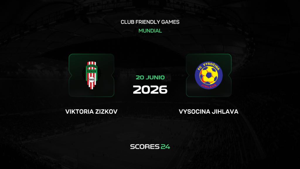 Viktoria Žižkov vs Vysočina Jihlava | 20 de Junio de 2026 | Partidos amistosos | 04:00