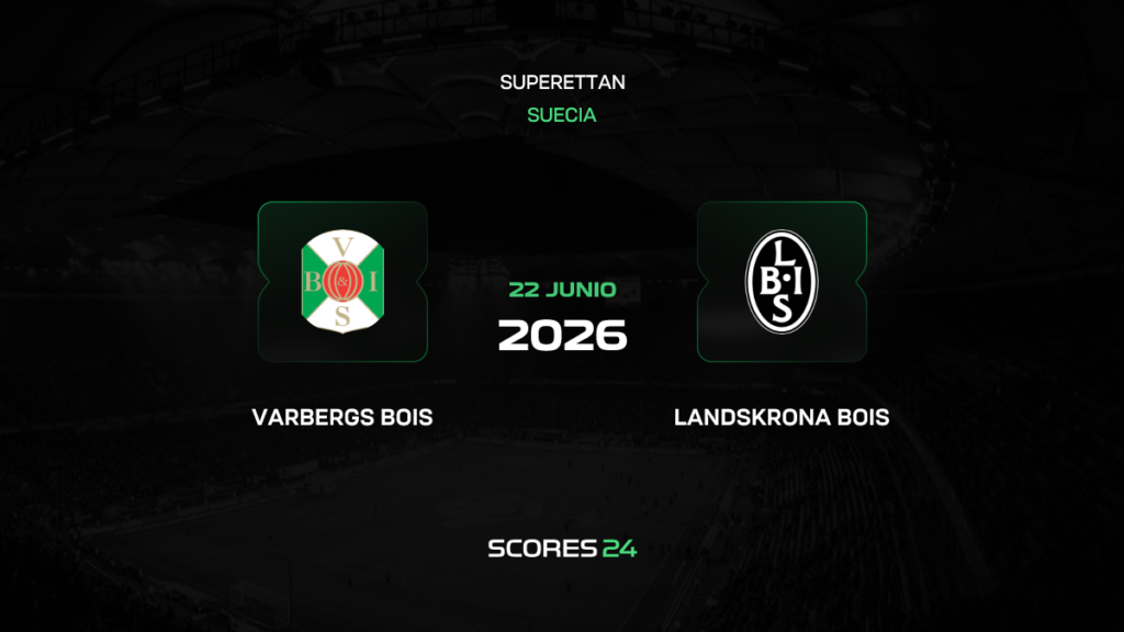 Varbergs BoIS vs Landskrona BoIS | 22 de Junio de 2026 | Segunda suecia | 12:00