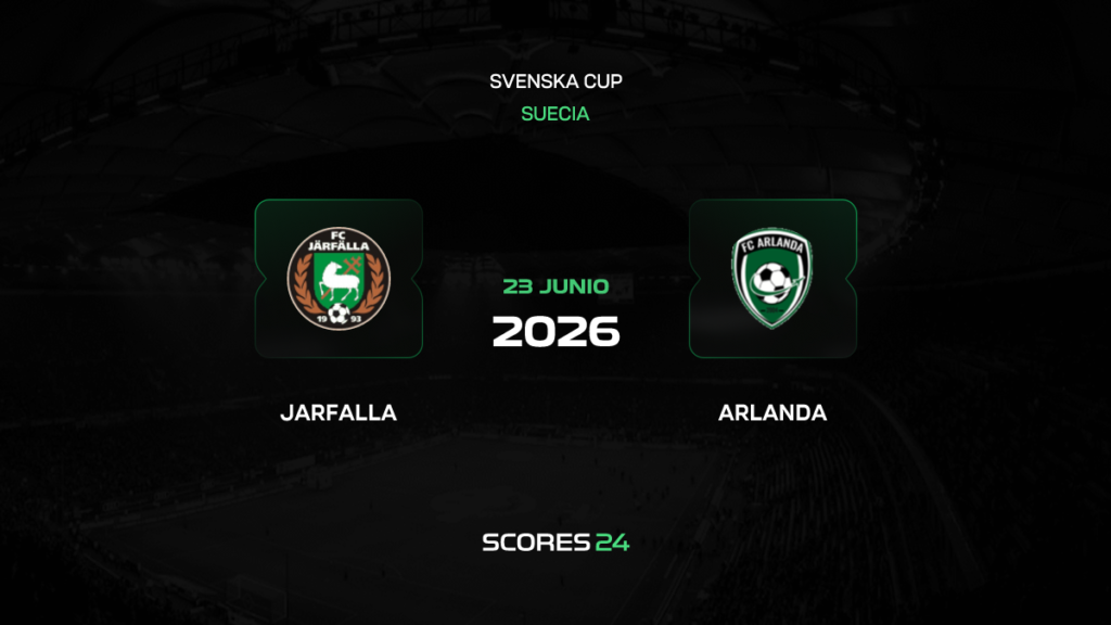 FC Järfälla vs FC Arlanda | 23 de Junio de 2026 | Copa suecia | 12:30