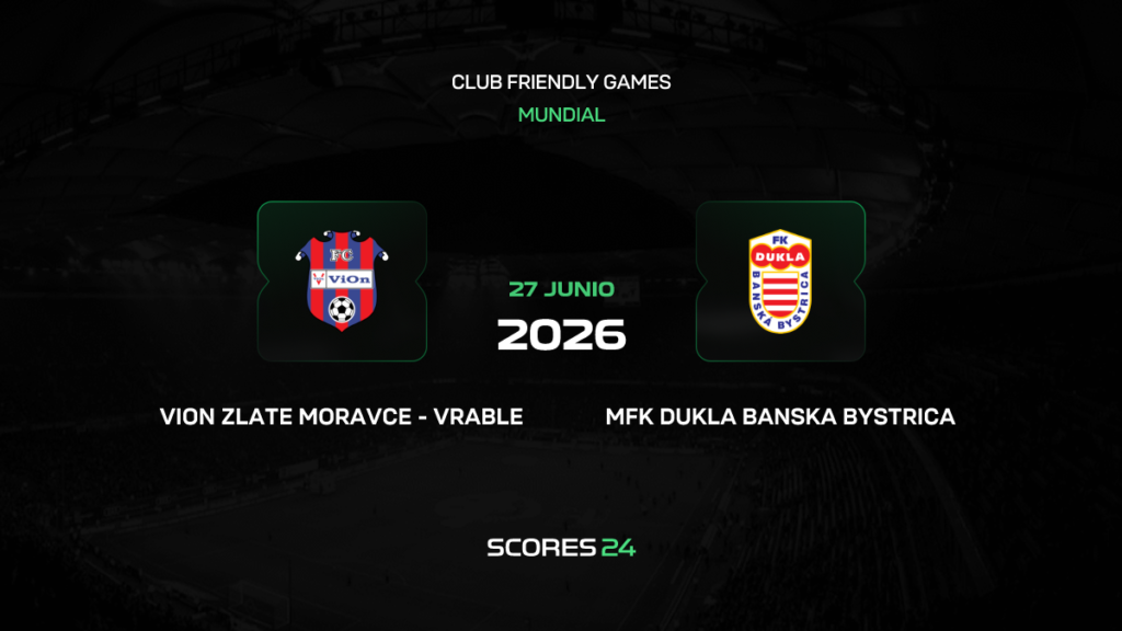 Zlaté Moravce vs MFK Dukla Banská Bystrica | 27 de Junio de 2026 | Partidos amistosos | 03:00
