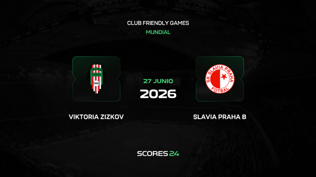 Viktoria Žižkov vs Slavia Praha II | 27 de Junio de 2026 | Partidos amistosos | 03:00