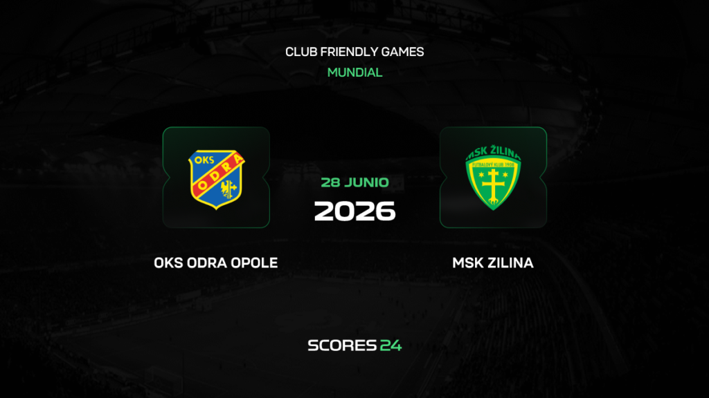 Odra Opole vs Žilina | 28 de Junio de 2026 | Partidos amistosos | 04:00