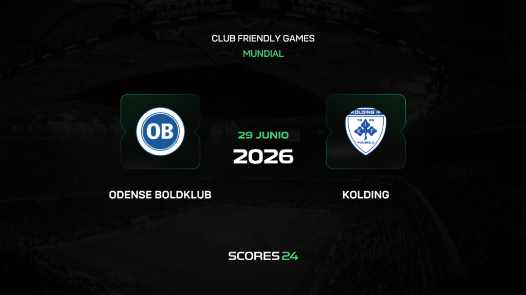 Odense BK vs Kolding IF | 29 de Junio de 2026 | Partidos amistoso | 08:00
