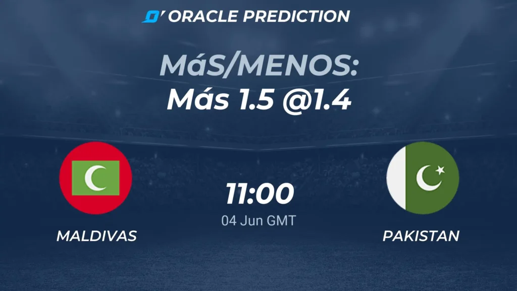 Maldivas vs Pakistán | 04 de Junio de 2026 | Amistosos selecciones | 06:00